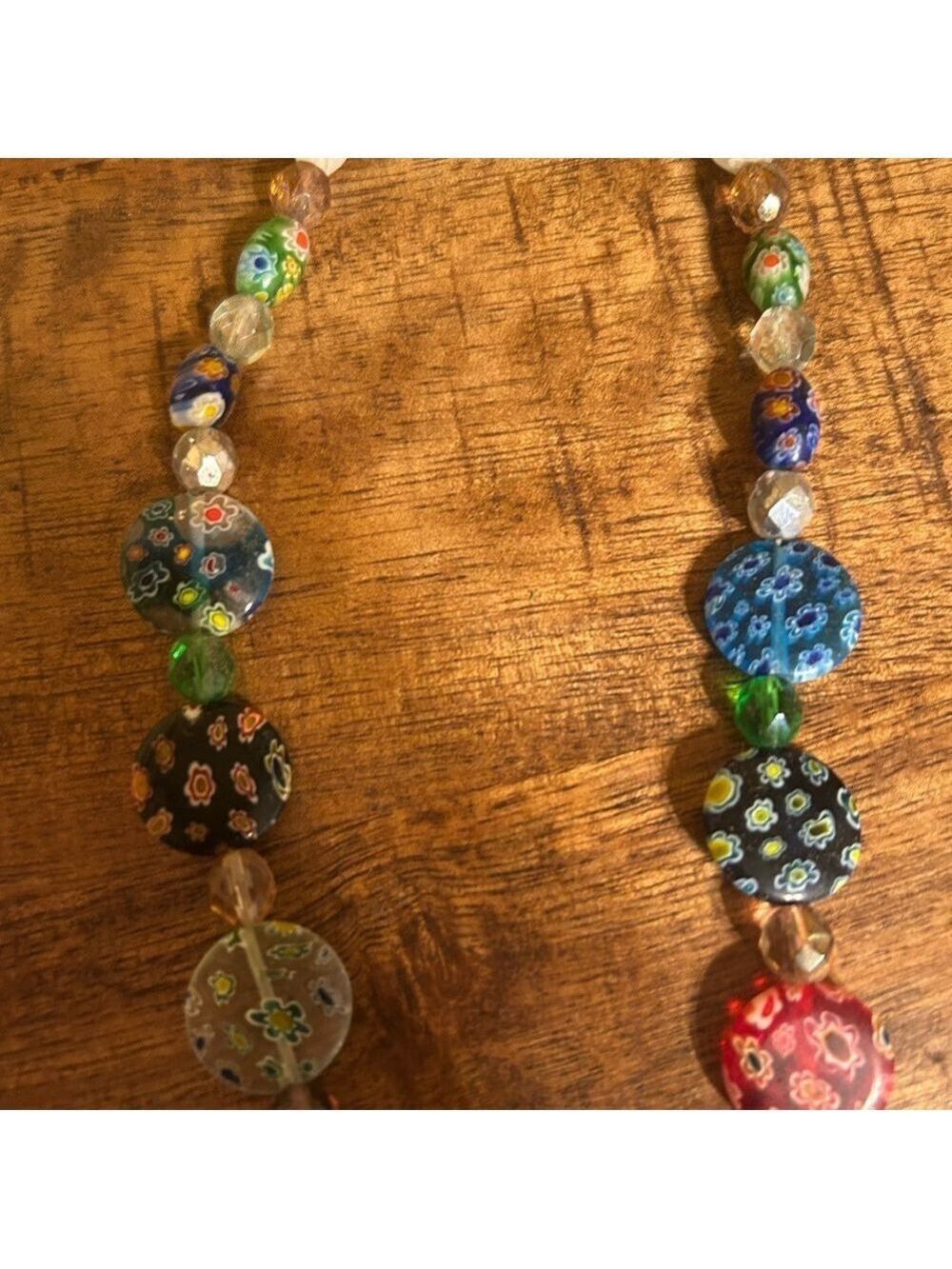 Multicolored beaded necklace - Picture 4 of 4